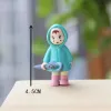 1 pc mini schattige paraplu meid poppen micro landschap handgemaakte sprookjes bureaublad figurines home decor ornament ambacht cadeau