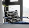 Pillow Modern Fashion Geometric Black Square Throw Pillow/almofadas Case 45 Teen European Simple Comfortable Cover Home Decore