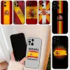 Espanha Espanha Flag Case para Oppo Find X3neo X5Pro X3Pro Reno6 7 Proplus A16 A54 A57 K9S A74 A93 A94 Black Capa preta