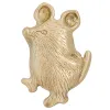 Gold Beastie Animal Knobs Brass Children's Room Door Knobs Härliga skåp Handtag Skåplådan drar tillbehörsmöbler