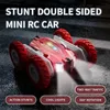 Electric/RC Car Car Wireless Remote Control Twist Car RC Vehicles Double Sided Omnidirectional Drift Mini Stunt Kids Toy Gifts 240424