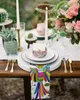 Mexikanisch farbiger Vogeltisch Servietten Stoff Set Taschentuchhaut Hochzeit Party Placemat Geburtstag Bankett Tee Servietten