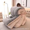 Blankets Winter Nordic Simple Fleece Blanket For Bed Sofa Soft Warm Thick Large Size Single Double Throw Plush Quilt Home Textile