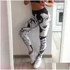 Yoga kläder Explosion Models Digital Love Printing Hip Elastic Pants Slim Sports Fitness Legings Sport Drop Delivery Outdoors Athlet OTFWF