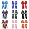 Set di jeans Designer Tracksuit Suit Menpetie Sude con felpa con cappuccio Kapok decorazione imbottita a maniche lunghe con cappuccio con cappuccio per le tracce di abbigliamento sportivo da uomo 24 moda