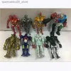 Action Toy Figures Transformation toys Robots 13cm 8pcs/set EA30-20 genuine steel Zeus Atomic Midas Adam Raid Robot model toy gift action picture