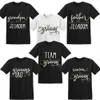 Padre cugino dello sposo maglietta per matrimoni Famiglia Matching Abbigliamento Bachelorette Tops Tops Wedding Team Tshirt Gifts