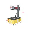 Machine de marquage laser à fibre Raycus 70W 100W JPT M7 MOPA Machine de coupe laser en métal coloré avec double tête de lumière rouge et pourriture