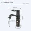 Bathroom Sink Faucets FLDJL Basin Brass Deck Mounted Rose Gold Mixer Tap Single Handle Hole And Cold Washbasin