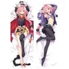 Astolfo Rider Fate / Apocryphe Dakimakura Anime Emballage Body Worew 2 Princet latéral Soft Custom Throw Soft Oreadday