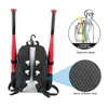 Rucksack Softball -Tasche große Kapazitätssportausrüstungen mit Schuhenfach im Freien im Freien für Vorlagen des Außenbereichs