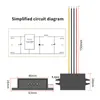 12V ila 5V Adım 24V ila 5V Dönüştürücü Su geçirmez Step -Down Modül Güç Dönüştürücü Transformatör DC - DC