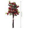 Decorative Flowers Pomegranate Dining Room Table Decor Artificial Berries Stem Branch Floral Accessories