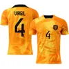 2223 Netherlands Home World Cup Size 4 Van Dijk 10 Depe 21 Deron Football Jersey Single Piece Top