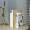Modern Simulation Books Decoration Luxury Fake Ornaments Coffee Table Shooting Props Study Living Room 240409