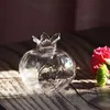 Nordic Pomegranate Glass Vase Centerpieces Elegant Art Photo Prop Flowerpot for Tabletop Party Office Living Room Ornament