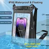 HAISSKY New Crossbody Waterproof Phone Bag Pouch For iPhone 14 13 12 11 Pro Max 14 Plus Large Capacity Swimming Water Proof Case