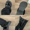 Sandal Fashion kniehohe Sommerdesigner-Stiefel Plattform Frauen Y2K Punk Ladies Round Zeh Slipper Gothic Reißverschluss Trend Schuhe 240410 936