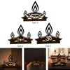 Bougeoirs Diwali Holder Metal Tealight Cangline pour le mariage du festival