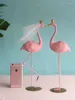 Dekorativa figurer Romantiska flamingo bröllop ornament tecknad fairy trädgård tillbehör miniatyr hantverk mikro landskap