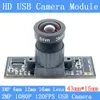 6mm 16mm lins 2MP liten vinkel 60 ° USB kameramodul OV2710 1080p HD MJPEG 120fps höghastighet Linux UVC Webcam Surveillance