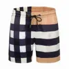 Designer de natação masculina shorts praia praia summer moda moda moda masca no maiô nadando listrado calças esportivas curtas elegantes usam roupas xadrez masculinas vestem terno ming