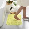 Baignoire des tapis de bain Anti-Skid Mat PVC Sucker Floor Bathtub Bathtub Massage Foot Not Slip Pad Tap