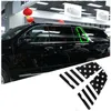 För Cadillac Escalade 2015-2023 PVC-bil bakre fönster National Flag Style Trim Stickers Pull Flower Film Car Accessories