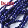 Lapis Lazuli Perlen für Schmuck herstellen, um Schmuck für Schmuck zu machen, die Naturstein runden Perlen DIY Armbänder Halskette 4 6 8 10 12 mm 15 "Zoll