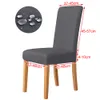 Water proof Spandex Chair Covers Stretch Soild Colour Chair Slipcovers for Dining Room Kitchen Hotel Banquet Elastic Removable