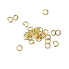 50 g de saut anneaux ouverts pour les bijoux faisant du travail manuel métarial en argent en vrac en or pistole