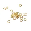 50 g Sprung geöffnete Ringe für Schmuck, die Handarbeit metarial in Schüttgummi -Silbergoldenpistole 1 mm dicker geteilter Ring -DIY -Befunde machen