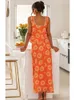 Foridol Top Rock Dress Set Frühlings Sommerschlitz Maxi Langer Kleidanzug passende Set Boho Beach Kleid Vestidos Frauen Kleidung 2024 240403