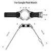 TPU robust fodral+band för Google Pixel Watch Straps Sport Silicone Wrist Correa+Anti Shock Cover Armband Pixel Watch Active Band