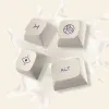 ACCESSOIRES 134 touches PBT KEYCAP WHITE PURPLE DYESUB XDA PROFIL ANGLAIS ANGLAIS CHEYCAPS Personnalisés pour Cherry MX Switch Gamer Keyer Clavier