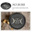 Candle Holders Tea Light Table Trays Candles Decorative Plate Round Pentagon Pentagram Holder Carbon Steel