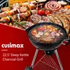 BBQ table Charcoal Grill Portable BBQ Grill Kettle 225 inch Outdoor Grills Smokers for Patio Backyard Barbecue camping oven 240409