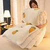 Lamb Cashmere Thickened Winter Quilt Double Duvet Comforter Flannel Winter Bedding Thick Raschel Blanket Nordic Double Bed Futon