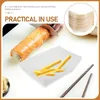 Nehmen Sie Container 50 PCs Takeout gebratener Hühnchen -Hülle Snacks Papierbehälter kostenlos Rabatt Frittierhalter Lebensmittel