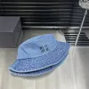 Trendy gewaschener Designer Eimer Hut Strandhüte für Frauen Mann Sonne verhindern Buchstaben Baseball Caps Beanie Baseball Cap Outdoor Sunhat Freizeit