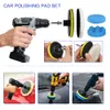 25 PCS AUTO DETAILE BOORD SET MET BOFFING SPONGE -VADS MICROFIBE WAX APPLICATOR VOOR REICHTING INTERIEUR INTERIEUR Buiten Wheels Dashboard