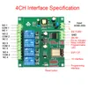 1 2 4 8 Channel ESP8266 WIFI DIY Arduin Tasmota Relay Module Switch ESP-12F Development Board DC 5V 12V 24V 32V AC 110V 220V