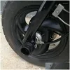 ATV -Teile Alle Geländeräder Motorradrahmen Schieberegler Aluminiumlegierung Vordergabelbecher Fall Crush Protector Carbonfaser für Motorbike OTHMK