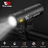 West Biking Bike Voorlicht Regenbestendig USB Oplaadbare fietslicht 500lm Cycling Koplamp LED 2000 MAH Zaklamp Bike Lamp