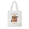 Bolsas de armazenamento Lilo Super -heróis e scones Cartoon Tote Bag Série viciada em Calloway Sisters de Krista Becca Ritchie Bookish Merch