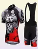 2021 Black Cycling Jersey Bike Shorts Bib Set Ropa Ciclismo Herren MTB Uniform Summer Pro Bicycling Maillot Bottom Clothing3207376
