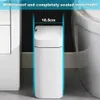 Śmieci Smart Bathern Trash może automatyczne Bain Electronic Trash może biały bez dotykowy wąski wąski inteligentny czujnik Arbae bin Smart Home 15L L49