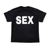 Vintage SEX Print Women T-Shirt Loose Cotton Short Sleeve Harajuku O-Neck Grunge Tee Unisex Y2k Clothes Gothic Streetwear Tops 240321