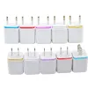 2 USB 5V 2.1 carré double USB AC Travel Us Us Wall Chargeur Pild Double Chargeur pour Samsung Galaxy HTC Smart Phone Adapter LL