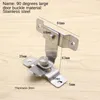 90 Degree Buckle Sliding Lock Chain Barrel Bolt Security Tools for Window Cabinet Hotel Home Door Latches Hasp Bending Latch